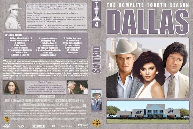 dvd cover Dallas: The Original Series Season 4