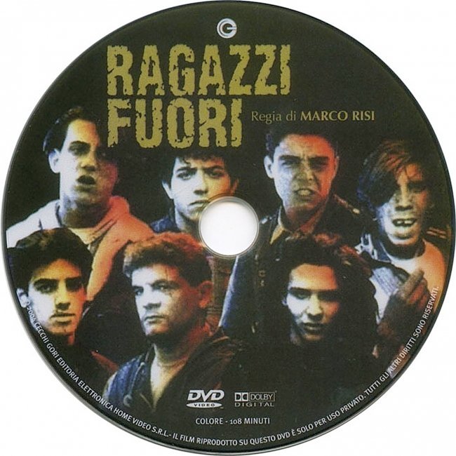 dvd cover Ragazzi Fuori (1990) ITALIAN R2