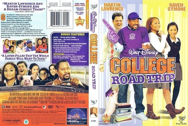 dvd cover College Road Trip (2008) WS R1