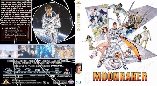 dvd cover Moonraker