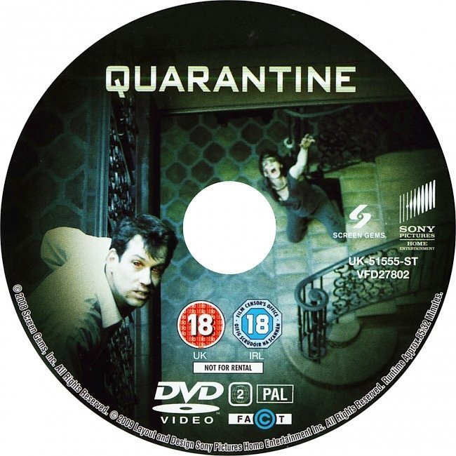 dvd cover Quarantine (2008) R2