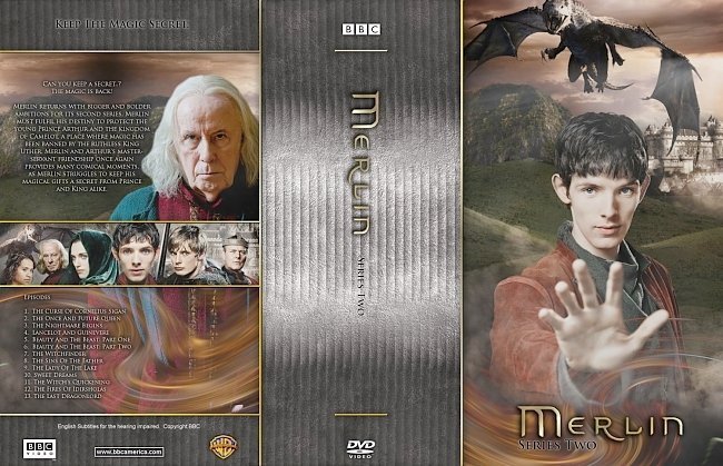 dvd cover Merlin Series 2