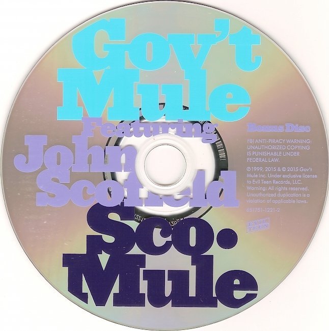 dvd cover GovÂ´t Mule - Sco-Mule (Featuring John Scofield)