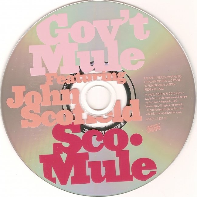 dvd cover GovÂ´t Mule - Sco-Mule (Featuring John Scofield)