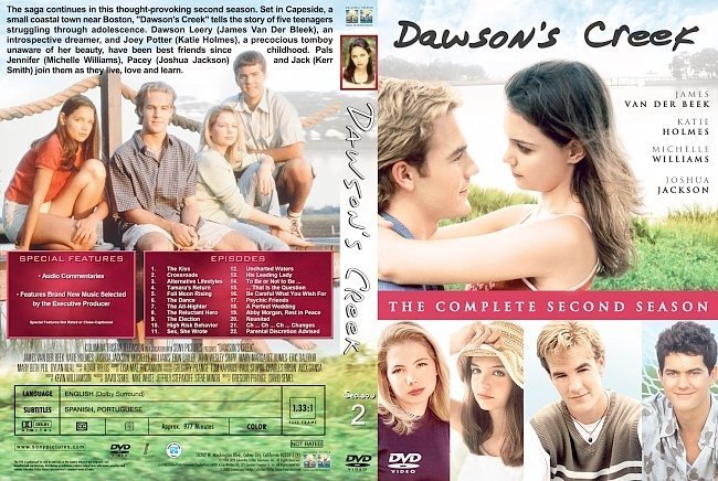 dvd cover Dawson's Creek Season 2