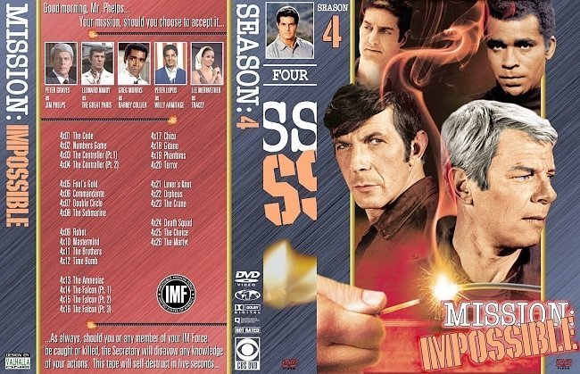 dvd cover Mission: Impossible Season 4