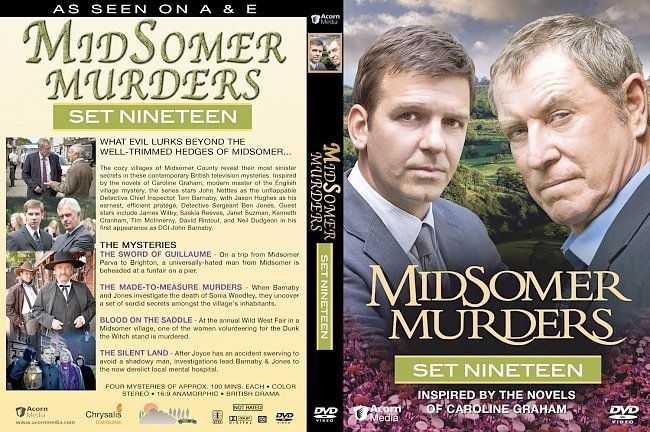 dvd cover Midsomer Murders Set 19