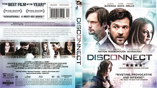 dvd cover Disconnect R1 Blu-Ray DVD