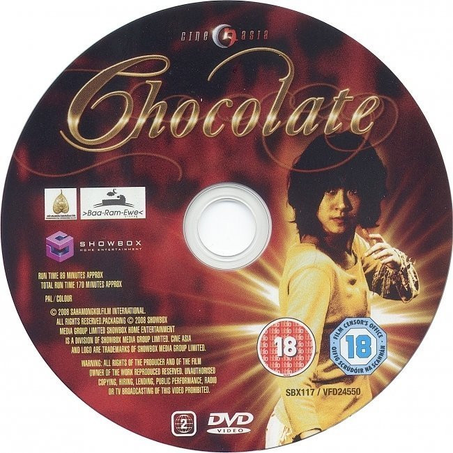dvd cover Chocolate (2008) R2