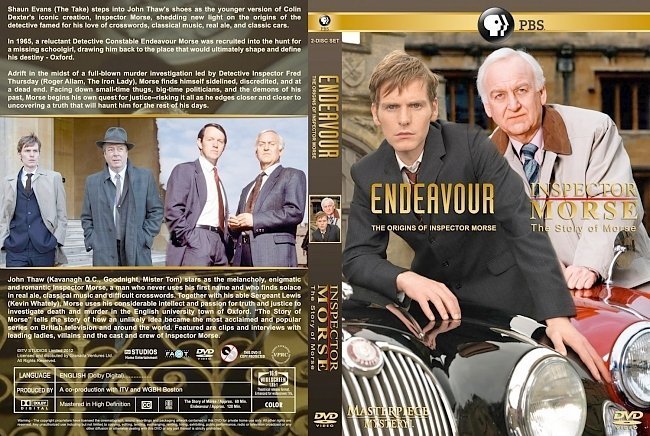 dvd cover Endeavour / The Story of Morse Double