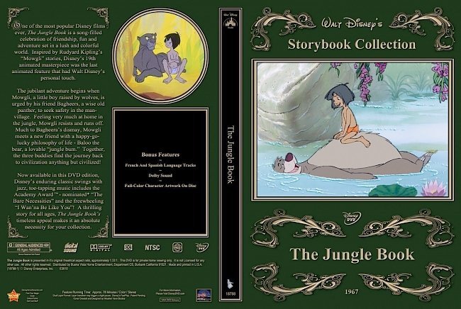 dvd cover The Jungle Book