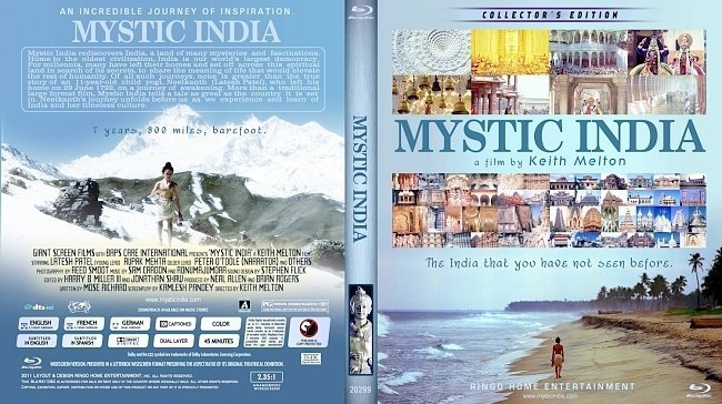 dvd cover Mystic India