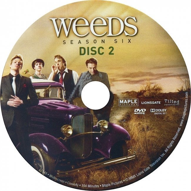 dvd cover Weeds: Season 6 (2010) R1 CUSTOM