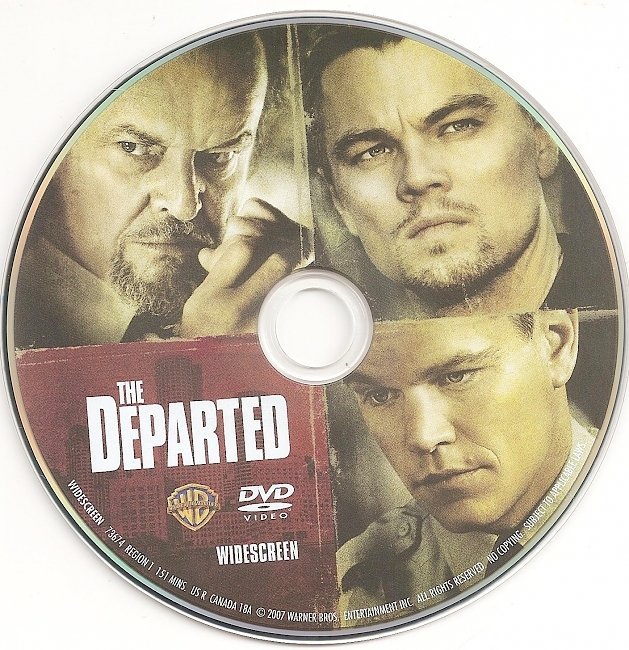 dvd cover The Departed (2006) WS R1