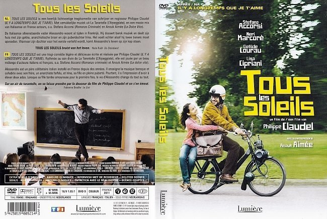 dvd cover Tous Les Soleils (2011) FRENCH R2