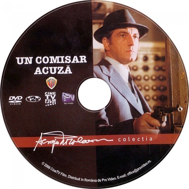 dvd cover Un Comisar Acuza R2