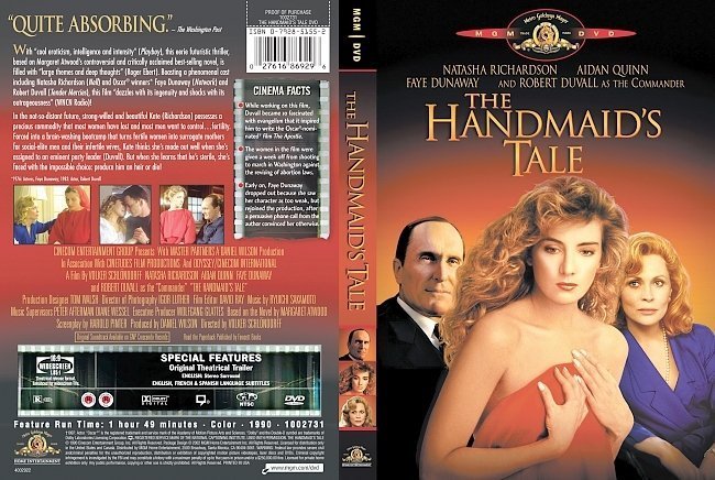 dvd cover The Handmaid's Tale - Front