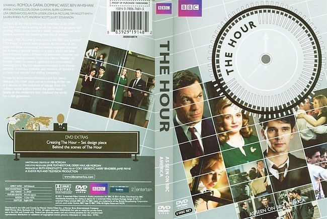 dvd cover The Hour Season 1