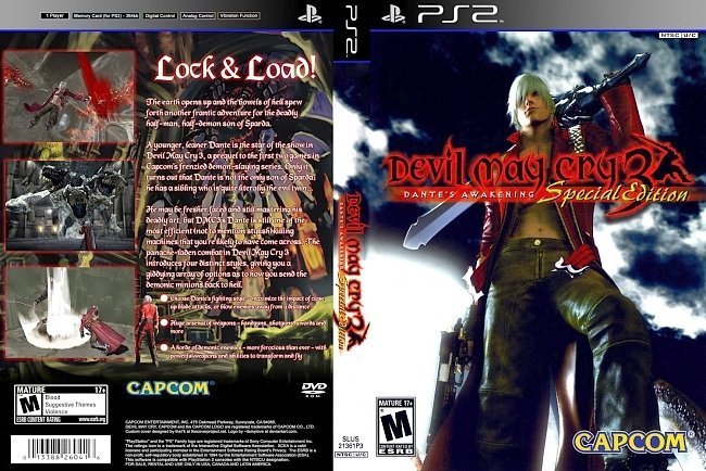 dvd cover Devil May Cry 3
