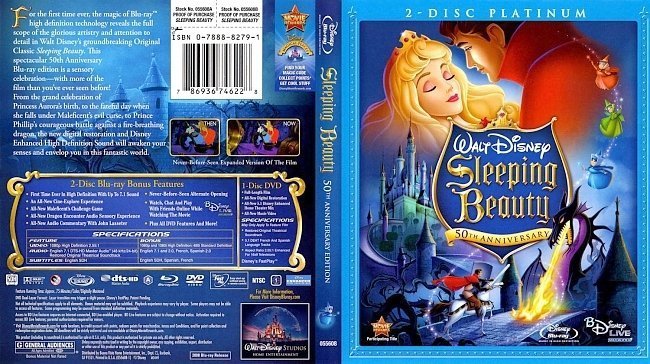 dvd cover Slepping Beauty 50th Anniversary