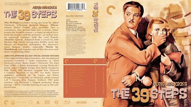 dvd cover The 39 Steps