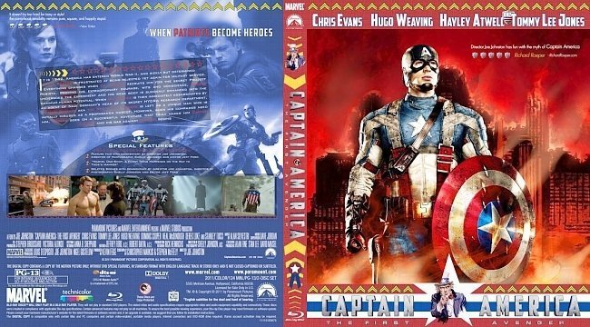 dvd cover Captain America BD