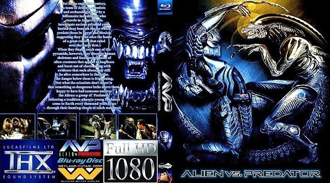 dvd cover AVP Alien Vs. Predator