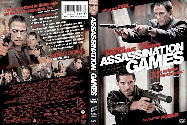 dvd cover Assassination Games