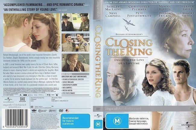 dvd cover Closing The Ring (2007) WS R2 & R4