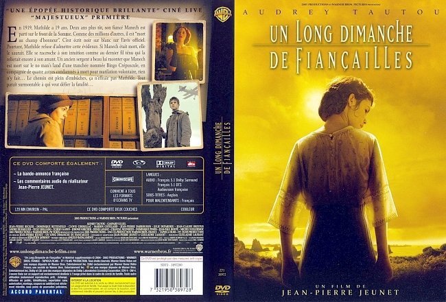 dvd cover Un Long Dimanche De Fiancailles (2004) FRENCH R2