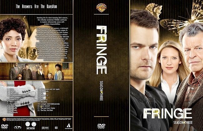 dvd cover Fringe Season 3