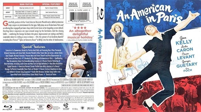 dvd cover An American In Paris