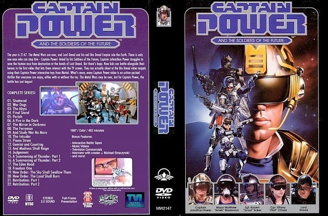 dvd cover Captain Power and the Soldiers of the Future