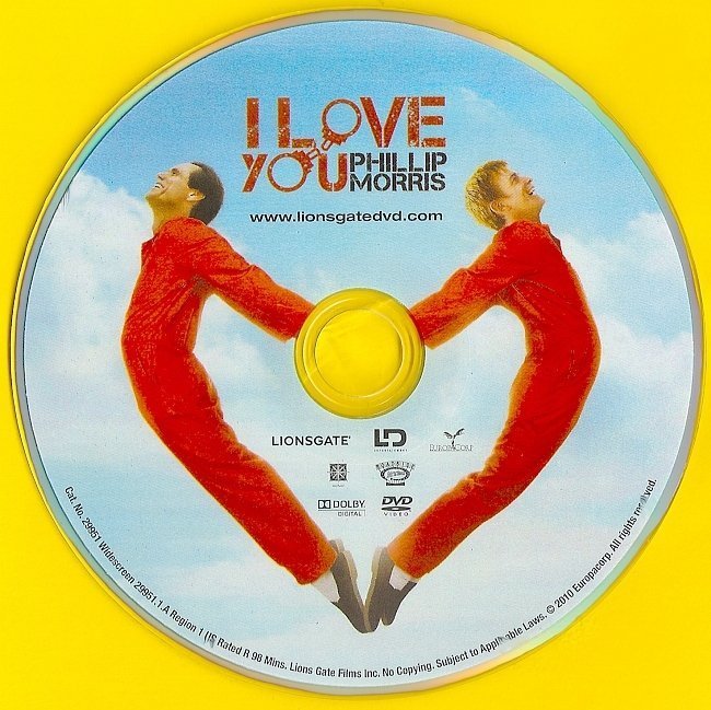 dvd cover I Love You Phillip Morris (2009) WS R1