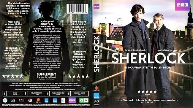 dvd cover Sherlock Season 1