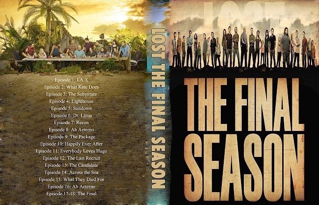 dvd cover Lost: Season 6 - The Final Season (2010)