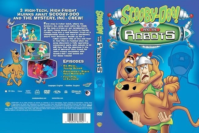 dvd cover Scooby Doo And The Robots