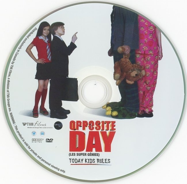 dvd cover Opposite Day (2009) R1