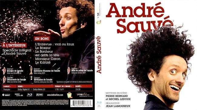 dvd cover Andre Sauve