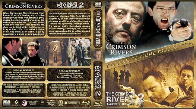 dvd cover The Crimson Rivers Double Feature