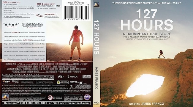 dvd cover 127 Hours