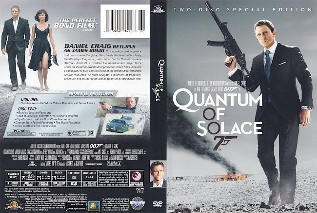 dvd cover Quantum of Solace (2008) SE WS R1