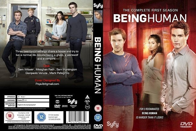 dvd cover Being Human: Season 1-2 Front s