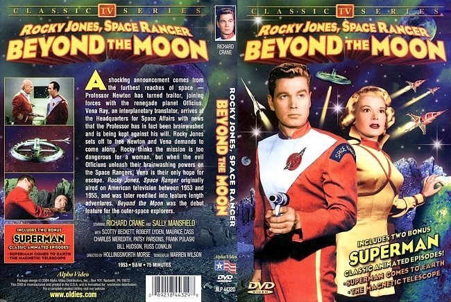 dvd cover Rocky Jones Beyond the Moon