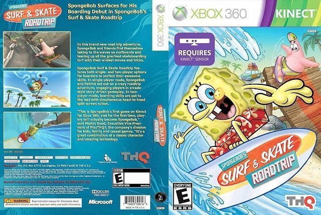 dvd cover SpongeBobs Surf and Skate Road Trip