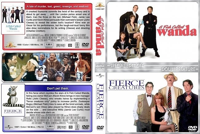 dvd cover A Fish Called Wanda / Fierce Creatures Double