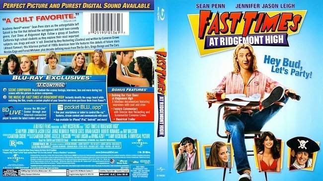 dvd cover Fast Times At Ridgemont High