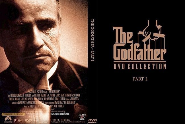 dvd cover The Godfather part 1 front slim s