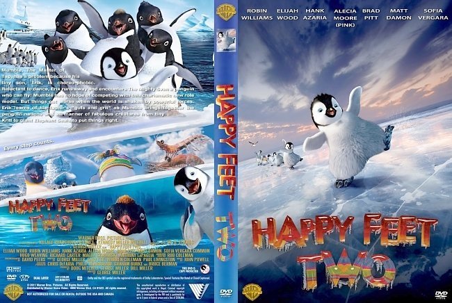 dvd cover Happy Feet Two