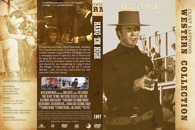dvd cover Hang 'Em High
